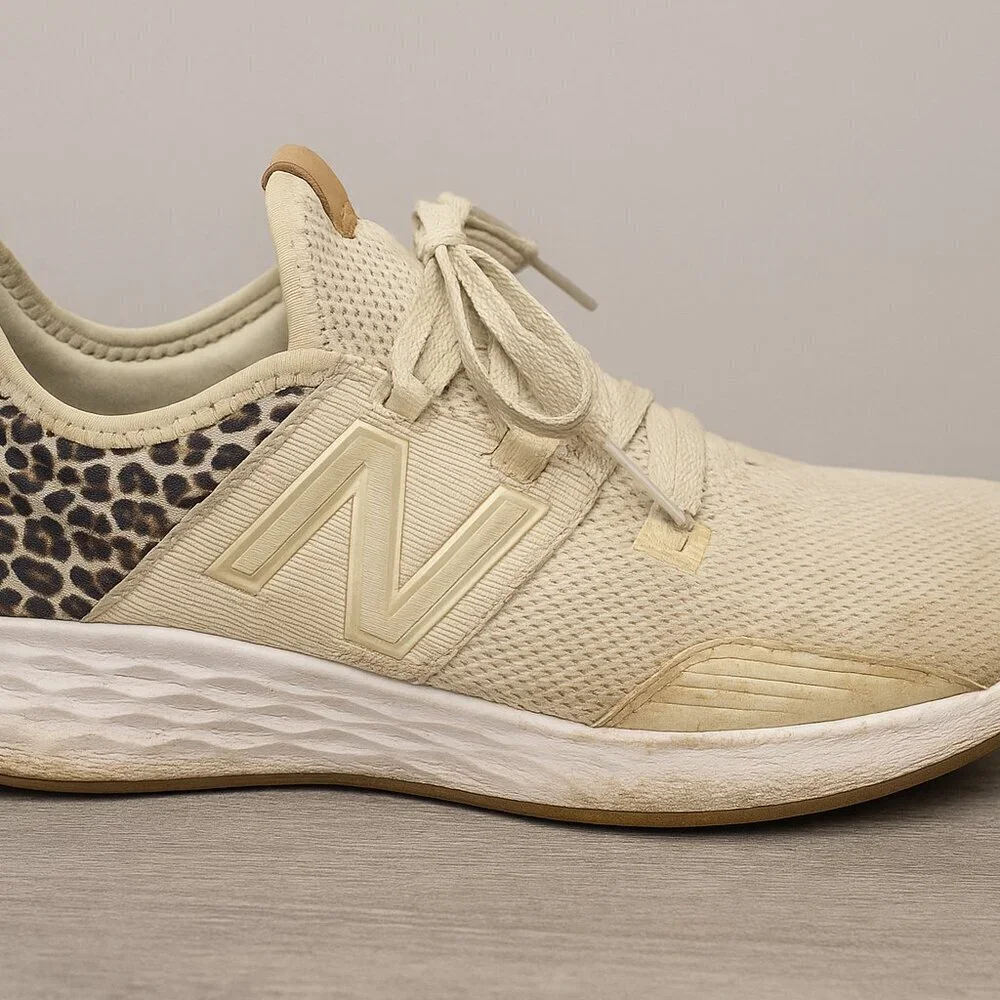 New Balance Fresh Foam ROAV | Leopard Heel | Size 7.5 ✨  💛 Super cute and comfy - Picture 2 of 10